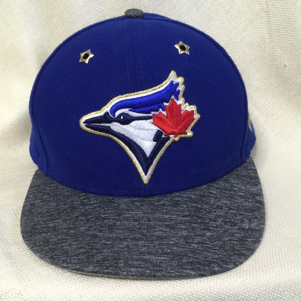 New Era 59FIFTY Toronto Blue Jays Hat 2016 All Star Game Patch - Picture 2 of 10
